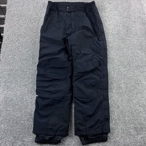 Obermeyer Snow Pants Mens Large Black Insulated Ski Snowboard Waterproof
